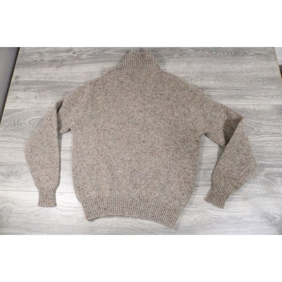 vintage PENDLETON WESTERN RAG WOOL ELBOW PATCH OUTDOORS SWEATER L - Picture 6 of 6